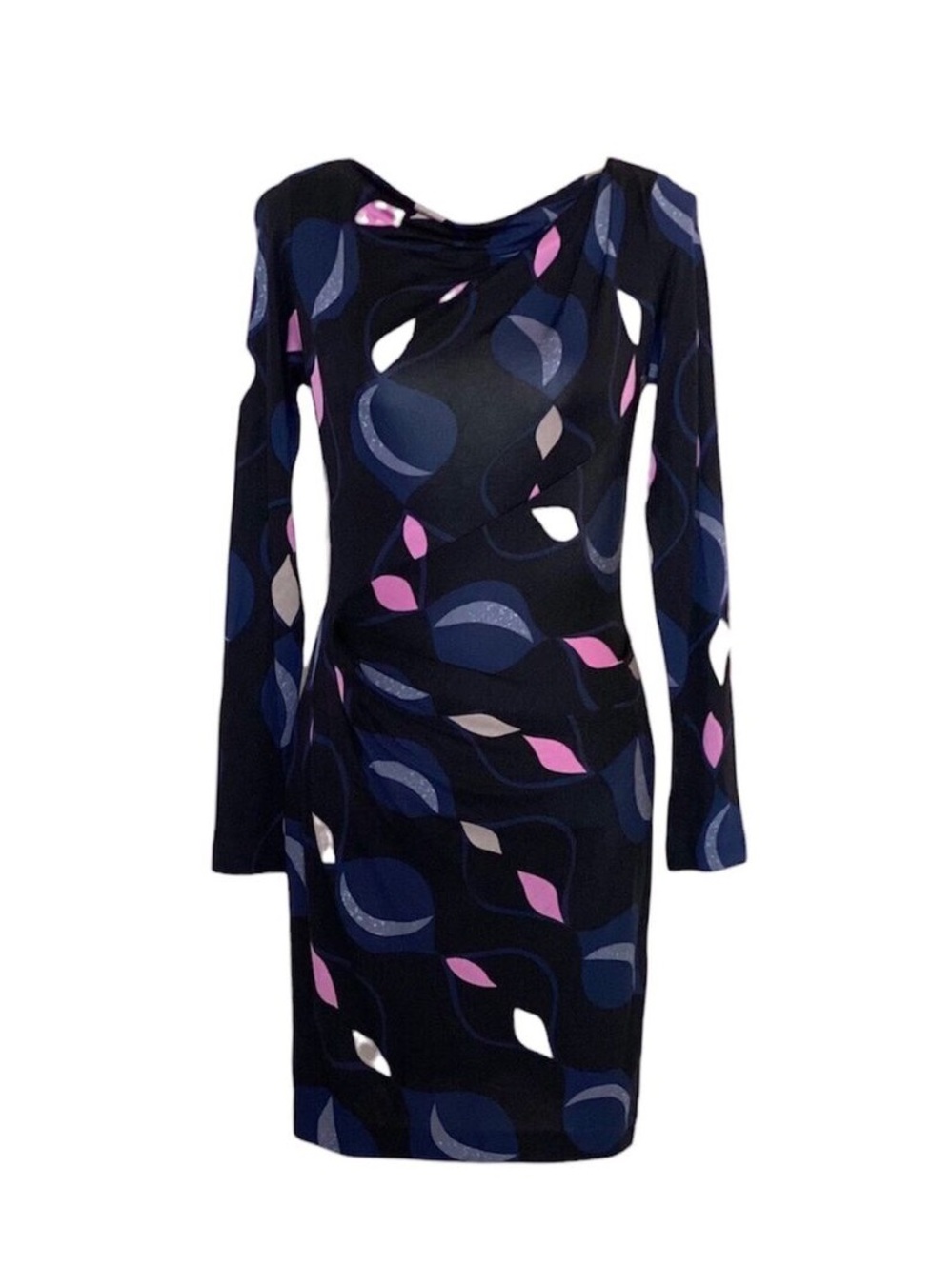 DVF Silk Fitted Dress Size 10